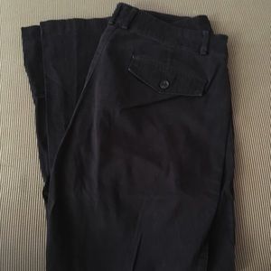 EUC black slacks Dockers size 8 short